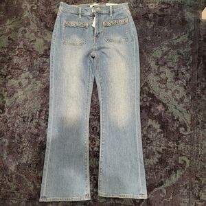 Loft brand Kick Crop High Rise denim size 26. NWT